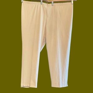 Karen Kane Cream Trousers Women's Size 22w Straight Leg Pants